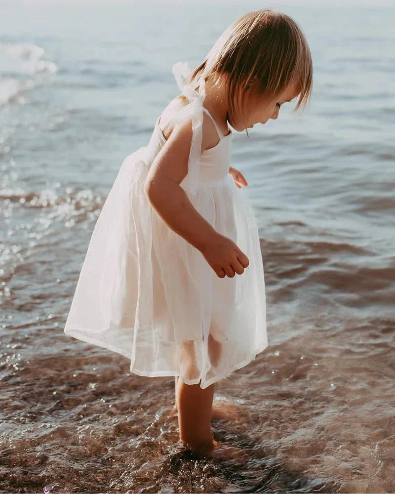 Corrin Tulle Dress - Ivory - 1