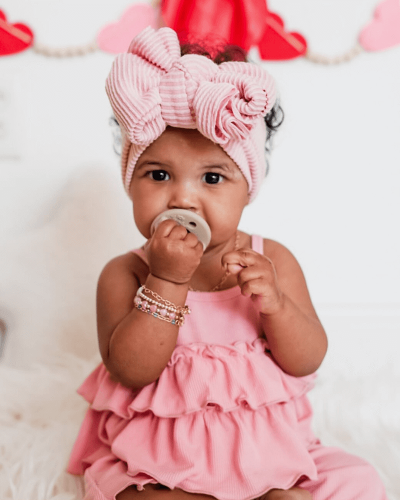 Presley Ruffle Tank Two-Piece Set - Pink - 5