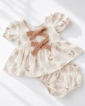 Quinn Bow-Back Top & Bloomer Set - Victorian Rose - 1
