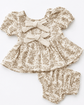 Quinn Bow-Back Top & Bloomer Set - Wisteria Smoke - 3