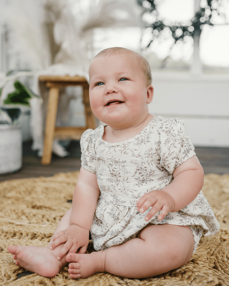 Quinn Bow-Back Top & Bloomer Set - Wisteria Smoke - 5