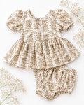 Quinn Bow-Back Top & Bloomer Set - Wisteria Smoke - 2