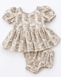 Quinn Bow-Back Top & Bloomer Set - Wisteria Smoke - 4