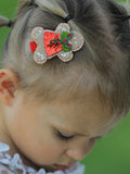 Christmas Gingerbread Girls Hair Clip - 2