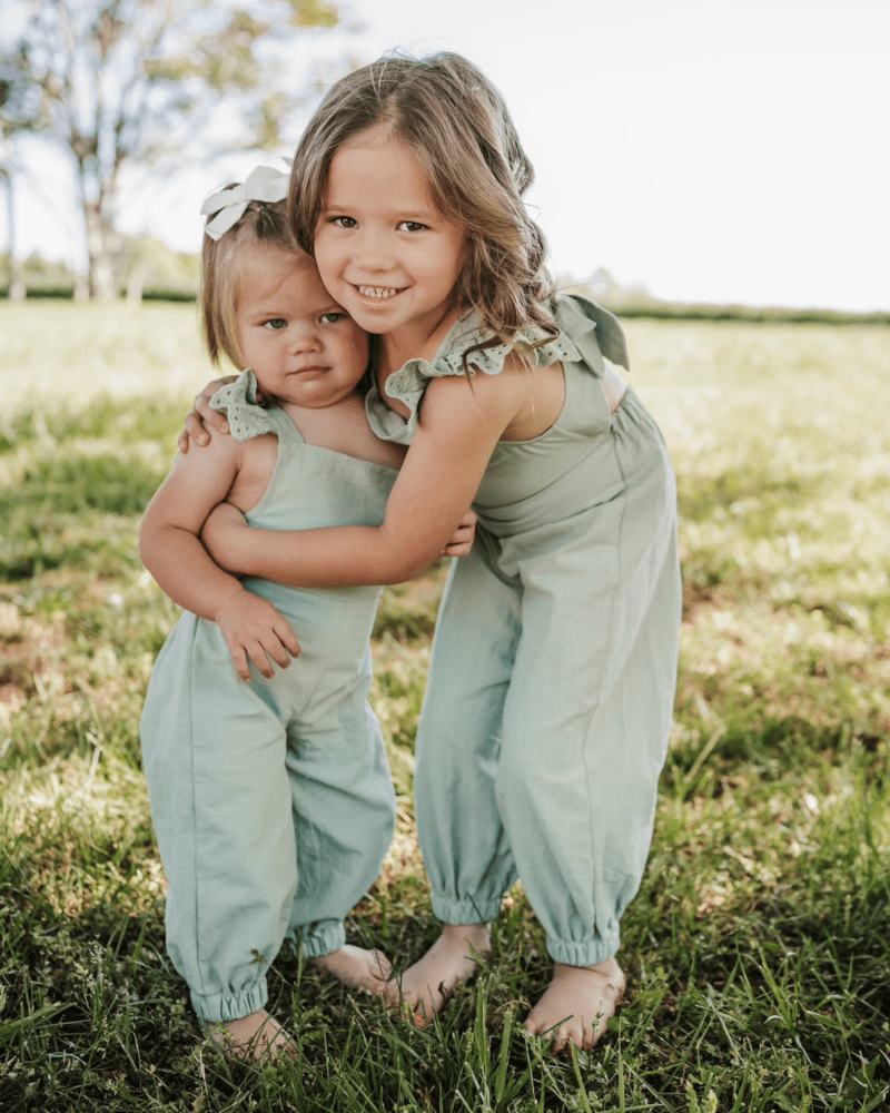 Sloane Bow-Back Jumpsuit - Soft Eucalyptus - 3