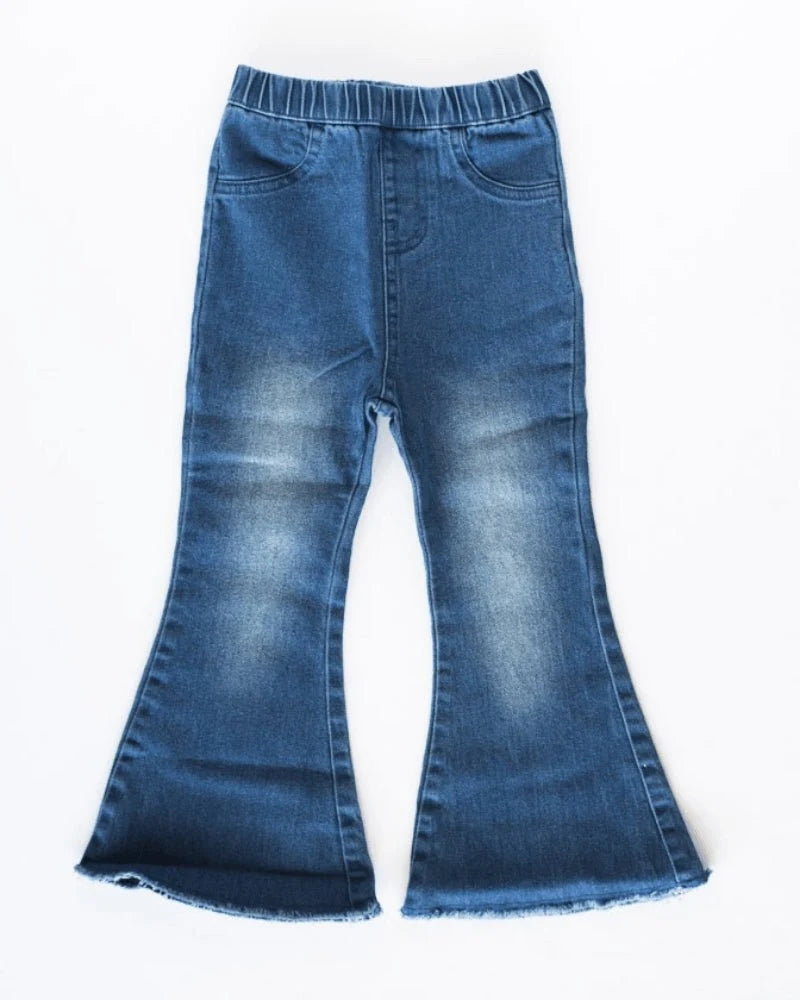 Sophie Denim Bell Bottoms - Dark Wash - 3