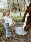 Sophie Denim Bell Bottoms - Light Wash - 4