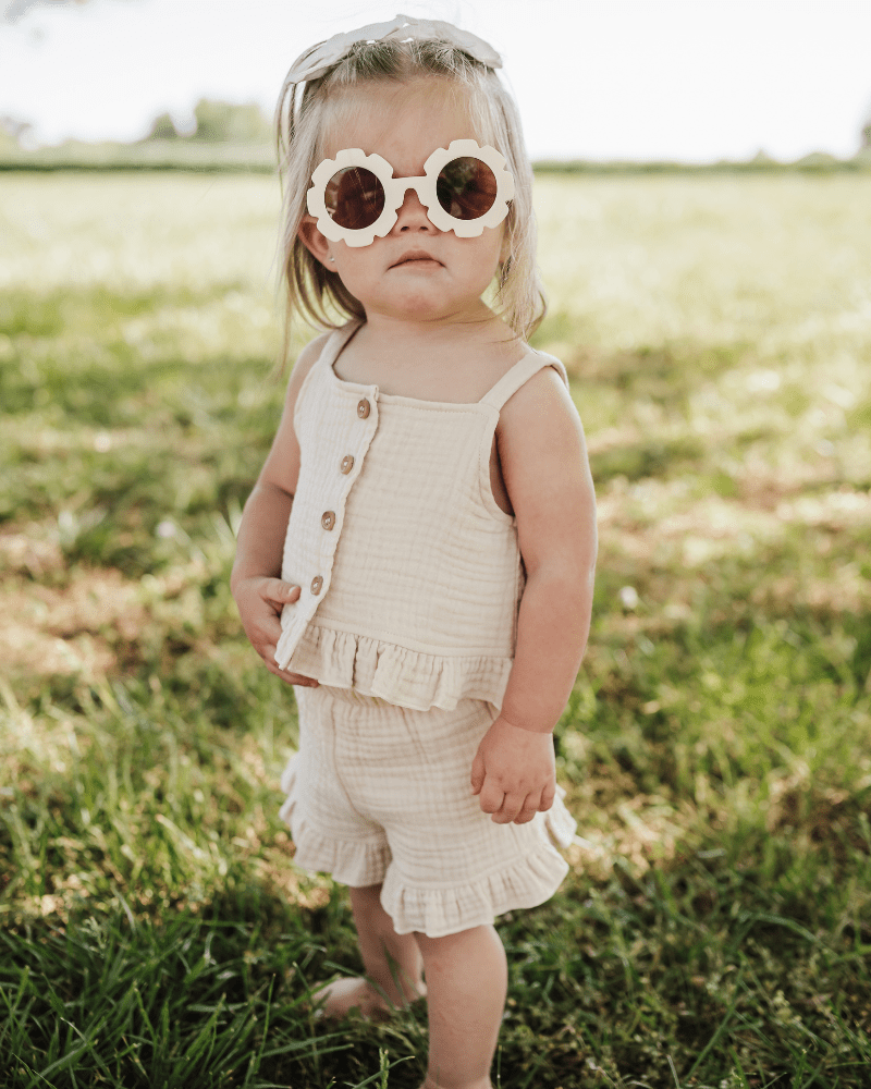 Tate Button Front Two-Piece Set - Toasted Oat - 6