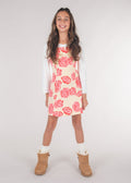 Wild Roses Denim Dress - 1
