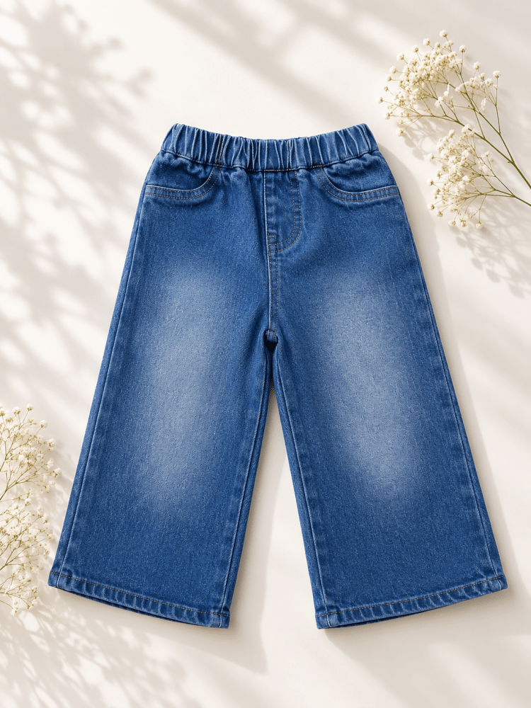 Willow Wide Leg Jean - Dark Wash - 1